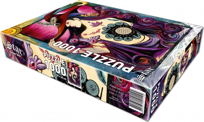 Puzzle Dame des Tierkreises 1000 Teile