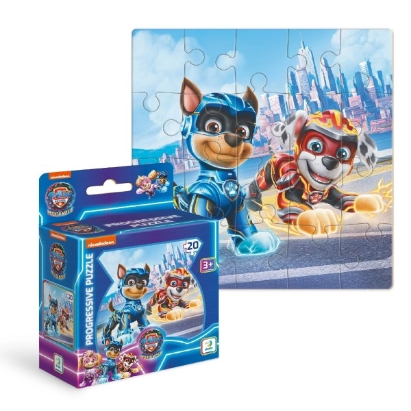 Chase und Marshal 20-teiliges Puzzle - Paw Patrol