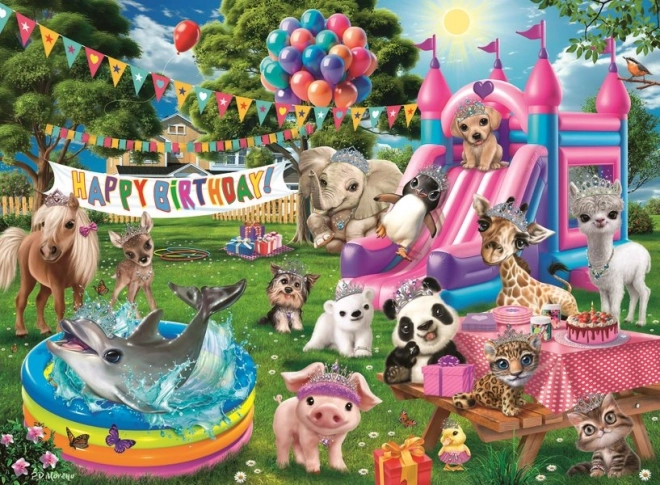 Ravensburger Puzzle Tierische Geburtstagsparty XXL 100 Teile