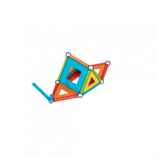 Magnetisches Konstruktionsset Supercolor Recycled 52 Teile von GEOMAG