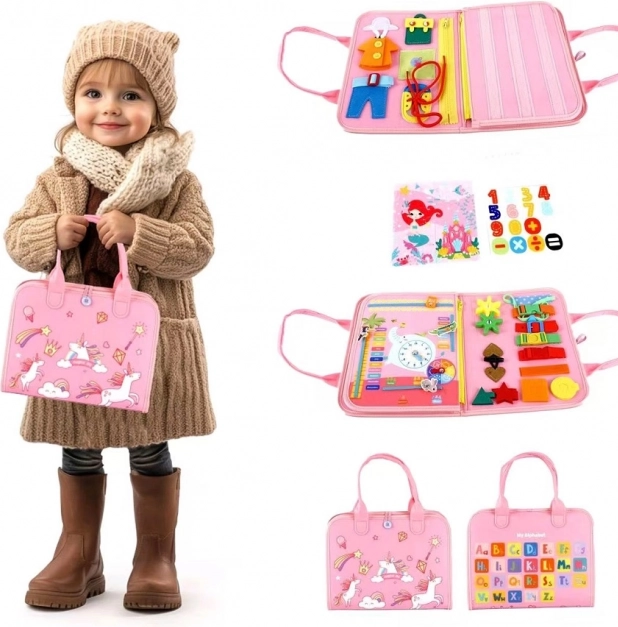 Sensorisches Busy-Buch Einhorn 1 von 2Kids Toys