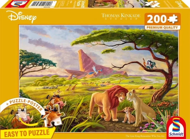 Puzzle Der König der Löwen: Vergiss nicht, wer du bist