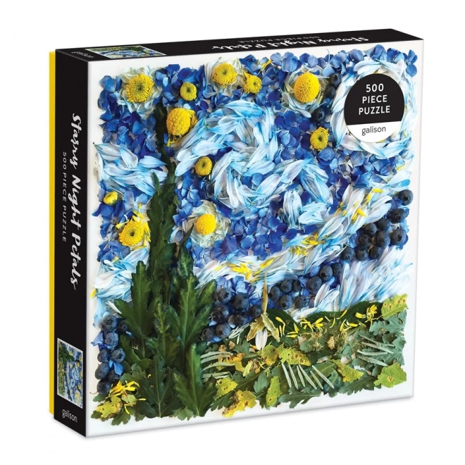 Puzzle Sternennacht aus Blütenblättern 500 Teile