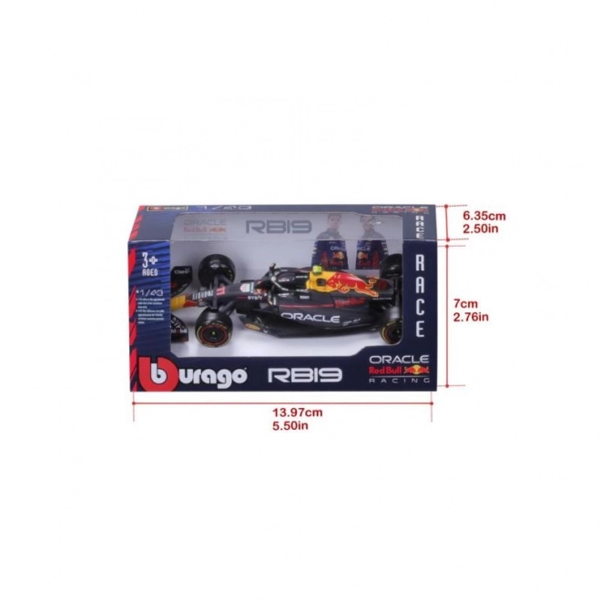 Bburago Modellauto Red Bull Racing RB19 Formel 1 2023