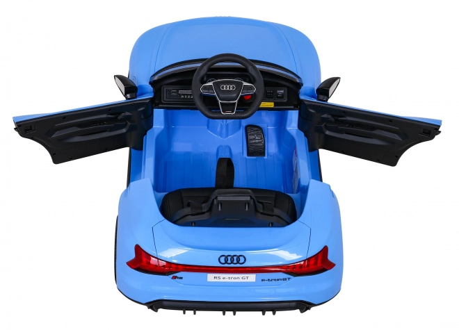 Audi RS E-Tron GT elektrisches Kinderauto mit Fernbedienung und 4x4 Antrieb – Blau