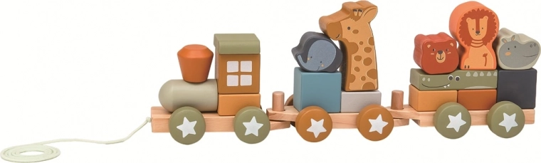 Holzzug mit Tieren 2Kids Toys