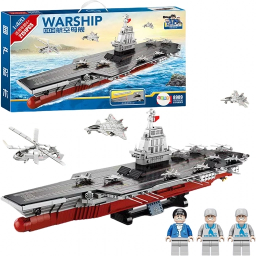 Konstruktions-Bausatz Flugzeugträger WARSHIP 003 1:420, 2151 Teile