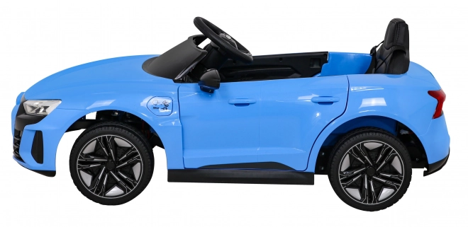 Audi RS E-Tron GT elektrisches Kinderauto mit Fernbedienung und 4x4 Antrieb – Blau