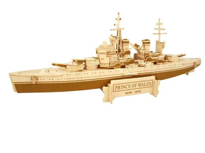 Holz 3D Puzzle Schlachtschiff Prince of Wales