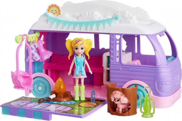 Polly Pocket Glamping Van mit Puppe