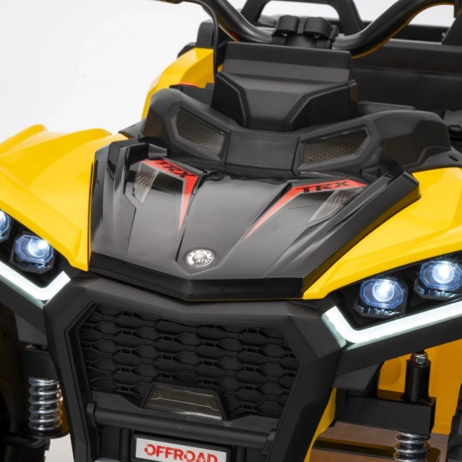 Gelbes sportliches Kinder-Quad TX ATV