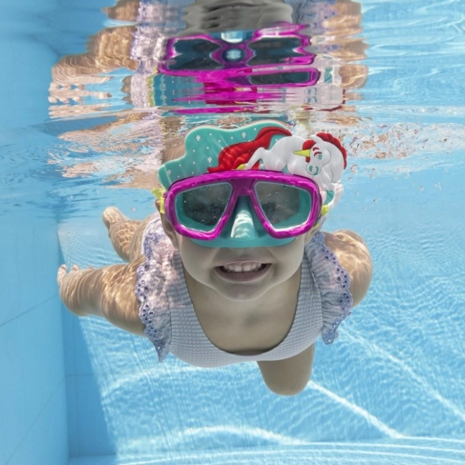Kinder Schwimmbrille Einhorn Bestway