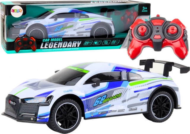 RC Sportwagen 1:10 25 km/h Lichter weiß