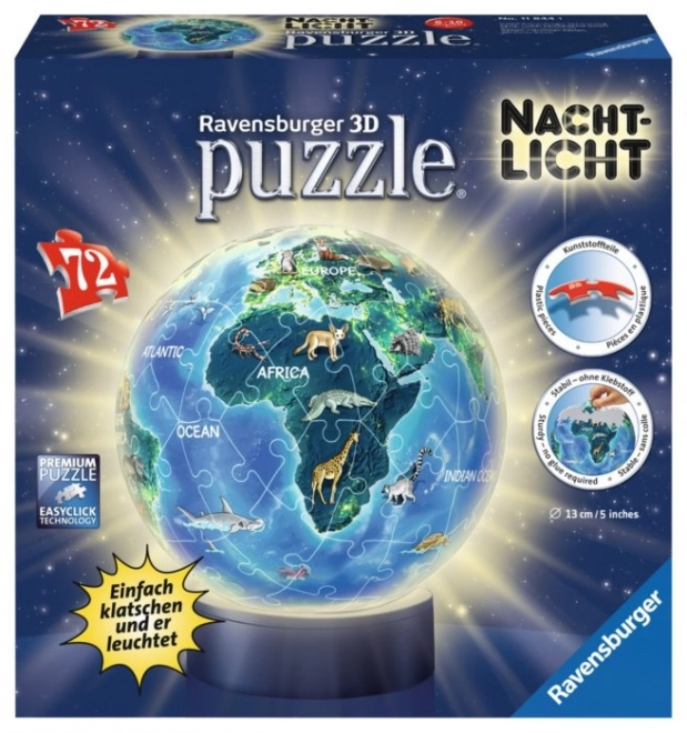 Ravensburger 3D Leuchtpuzzleball Nachterdglobus