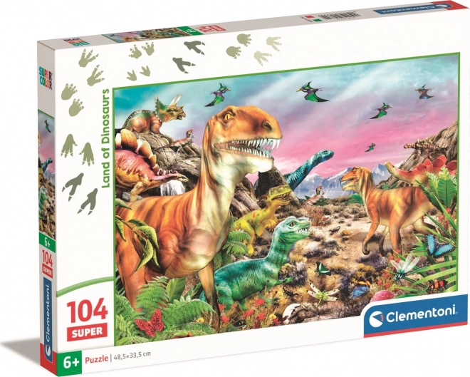 Clementoni Dinosaurier Puzzle 104 Teile