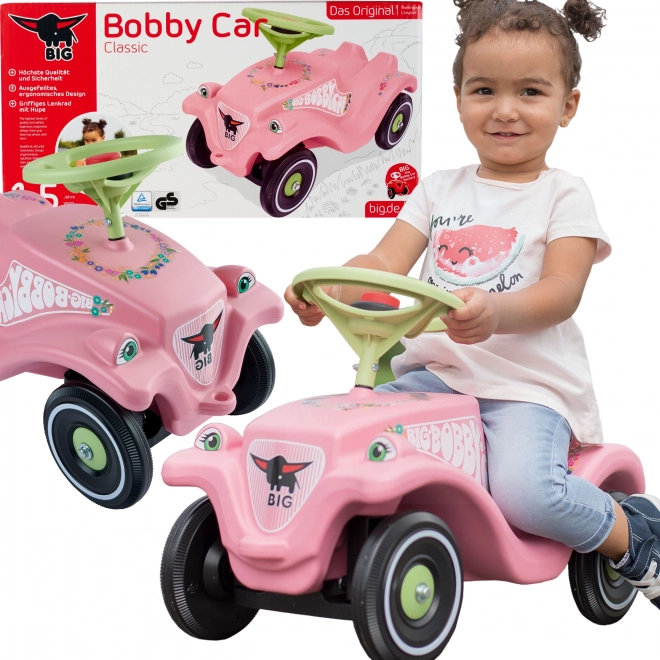 Bobby Car Classic Flower für Kinder ab 12 Monaten in Rosa