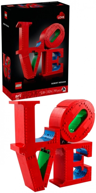 Lego Art LOVE Skulptur Baukasten