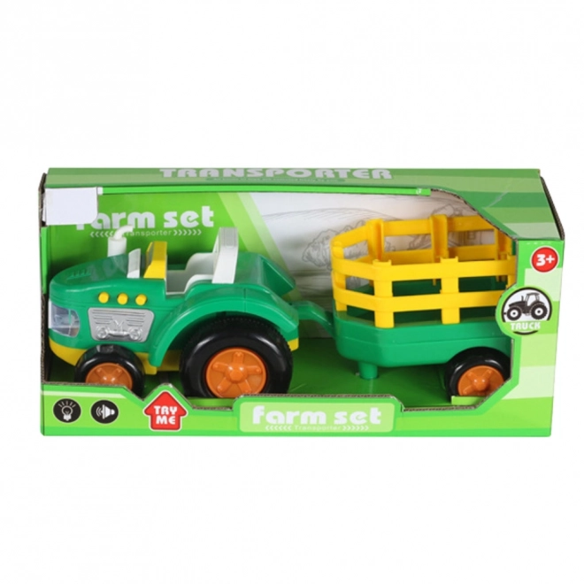 Bauernhof-Spielset mit Traktor und Tieren