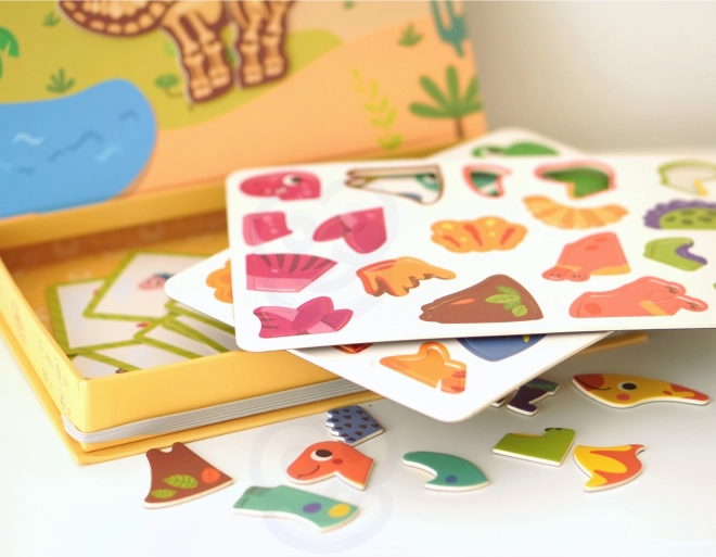 Magnetisches Puzzle Dinosaurier von Tooky Toy