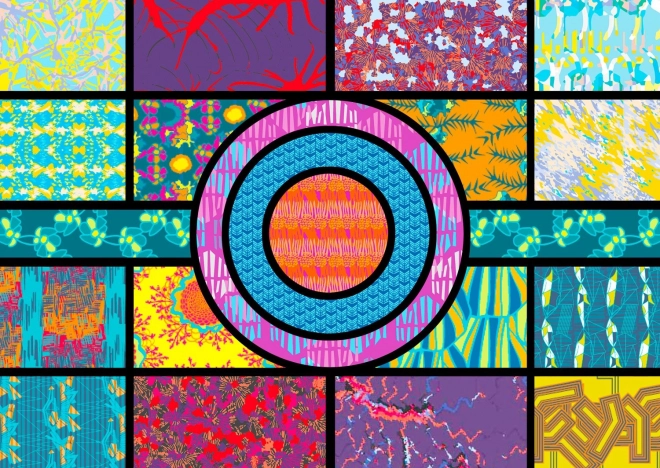 Puzzle Designmuster Nr.2 1000 Teile
