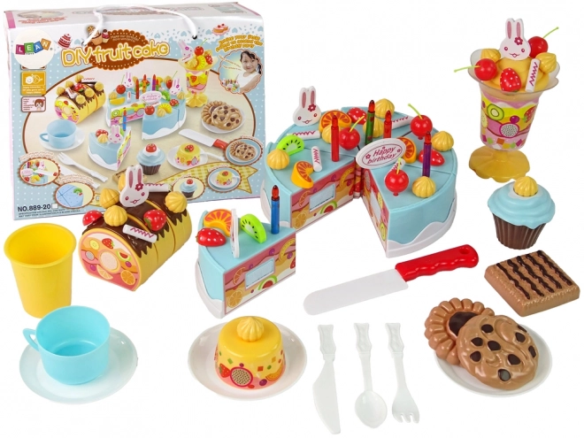 Spielset Kuchen und Kekse zum Ankletten DIY