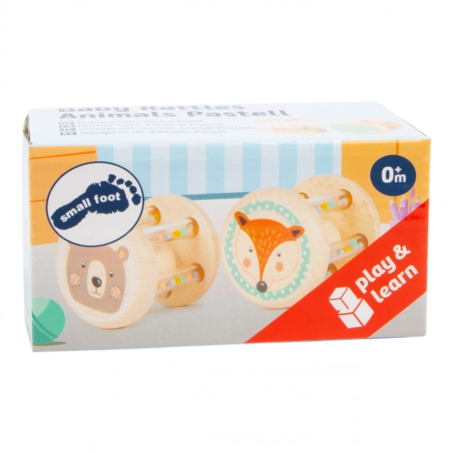 Small Foot Pastellfarbenes Rasselset mit Kugeln - 2er Set