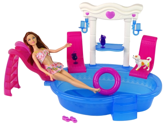 Komplettes Spielset mit Pool