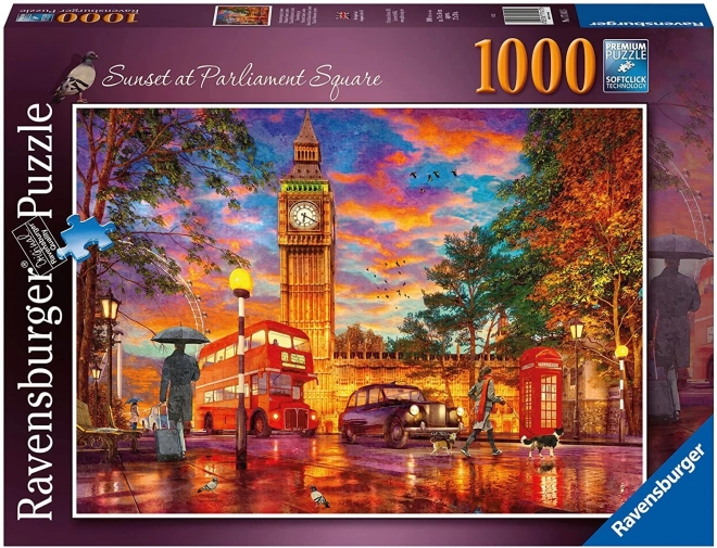 Ravensburger Puzzle Sonnenuntergang am Parlament, London