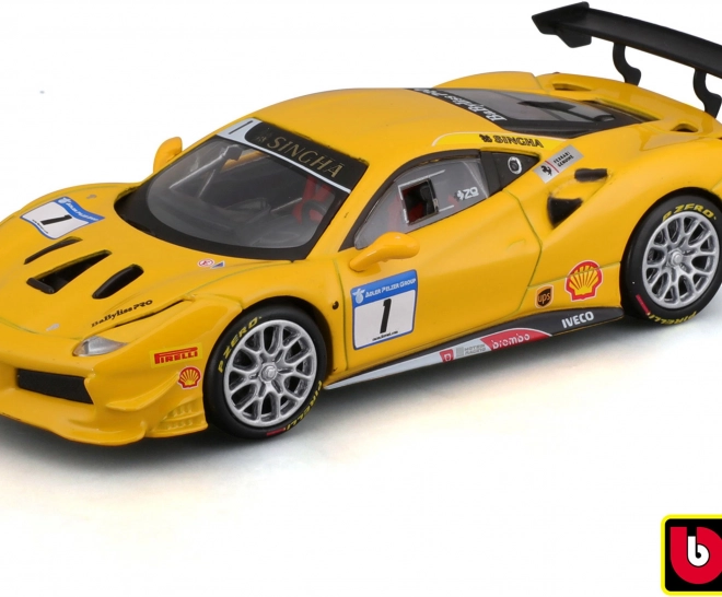 Metallmodellauto BBURAGO Ferrari 488 Challenge 2017 1:43