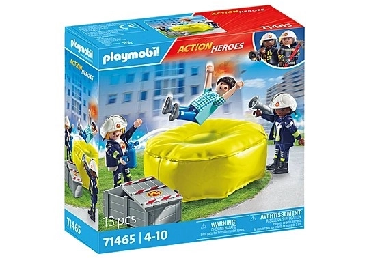 Feuerwehrmänner mit Luftkissen Playmobil Set