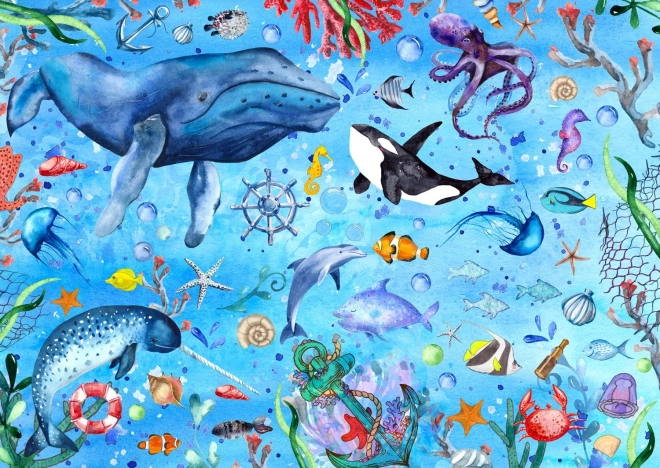 Puzzle Tiefblaues Meer 1000 Teile
