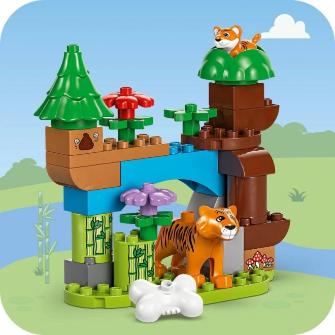 Duplo Familien der Wilden Tiere 3-in-1 Set