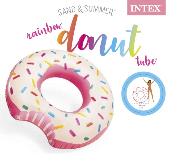 Aufblasbarer Donut-Schwimmring 94 cm