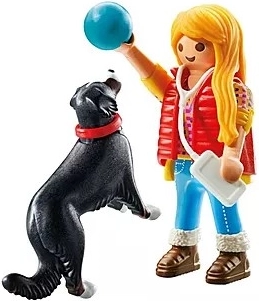 Mädchen mit Schäferhund PLAYMOBIL