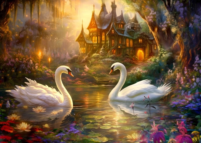 Puzzle Schwanengesang 1000 Teile