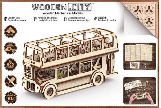 3D Holzpuzzle London Bus