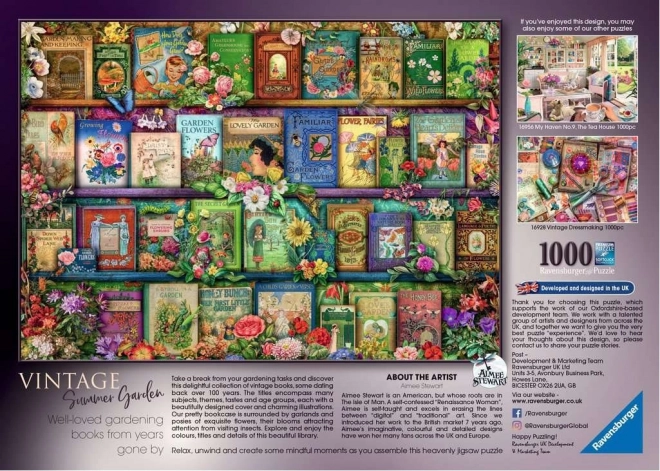 Ravensburger Puzzle Buch Klassiker: Sommergarten