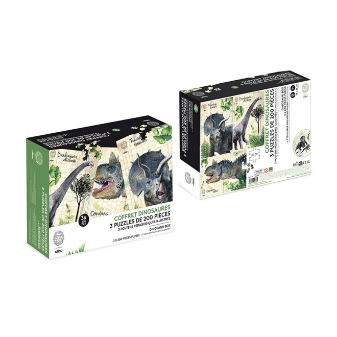 Vilac Dinosaurier Puzzle-Set