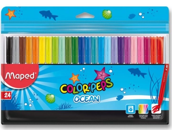 Maped Fixy Color'Peps Ocean Filzstifte 24 Stück