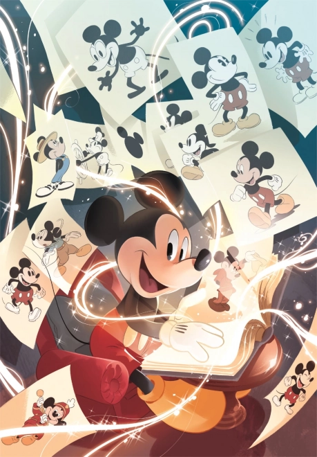 Clementoni Puzzle Disney 100 Jahre: Mickey, 1000 Teile