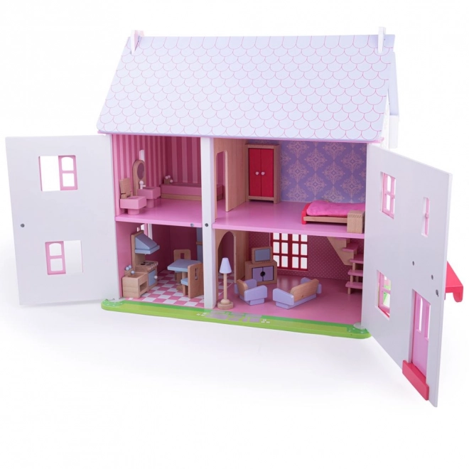 Rosa Puppenhaus von Bigjigs Toys