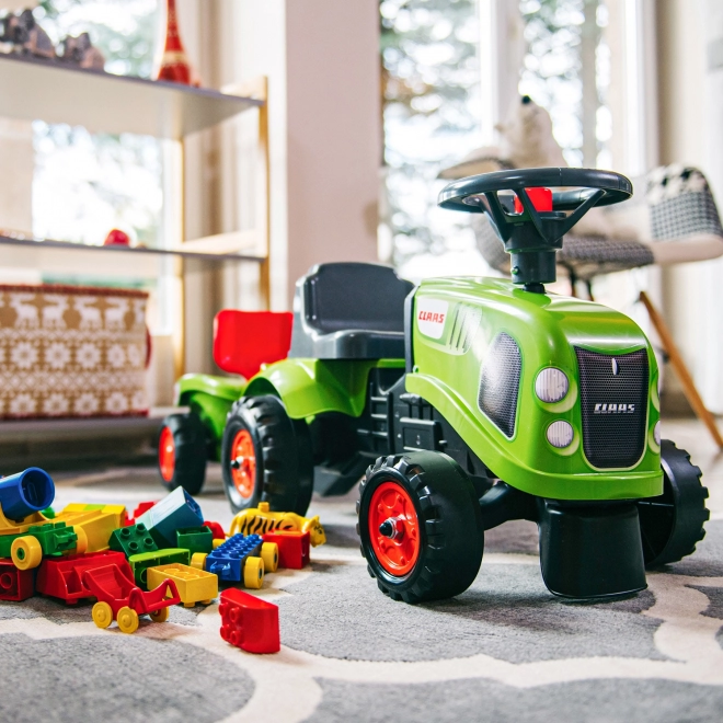 Falk Lauflernwagen Baby Claas mit Anhänger