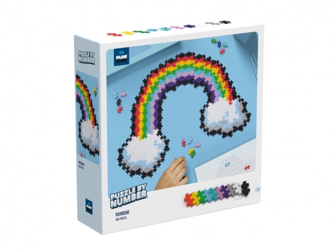 Plus-Plus Regenbogen Mosaik Set 500 Teile