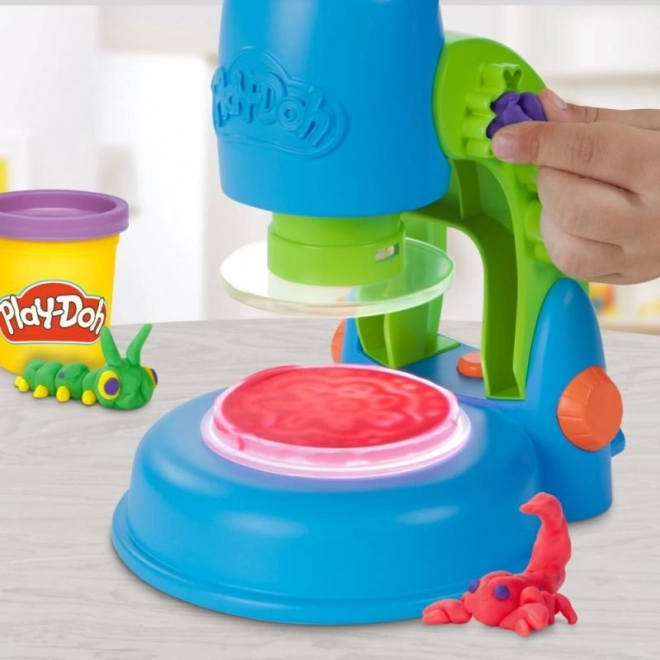 Play-Doh Leuchtendes Mikroskop Set