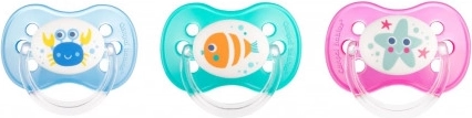 Canpol babies Schnuller Naturkautschuk Kirschform 6–18 Monate LOVE&SEA