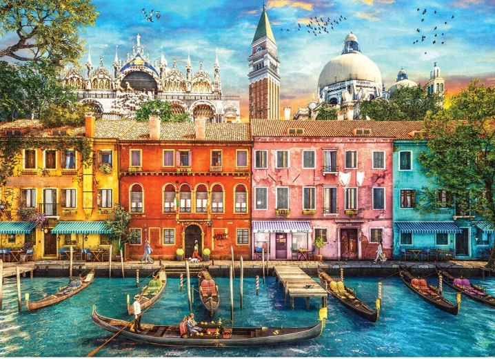 GIBSONS Puzzle Farben von Venedig 1000 Teile