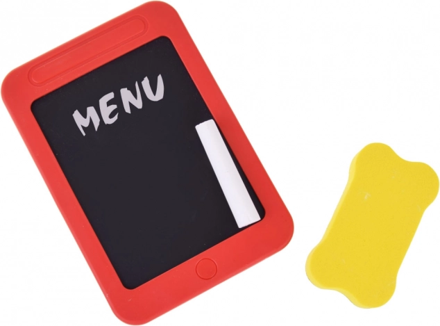 Kreidetafel für Menü und Bestellungen