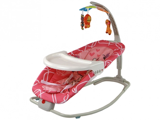 Babywippe 2-in-1 mit Geräuschen und Vibrationen