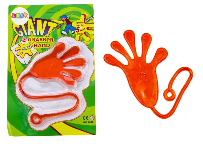 Elastische Spielzeughand Slime Orange