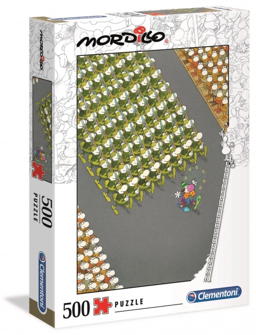 Clementoni Puzzle 500 Teile Mordillo The March